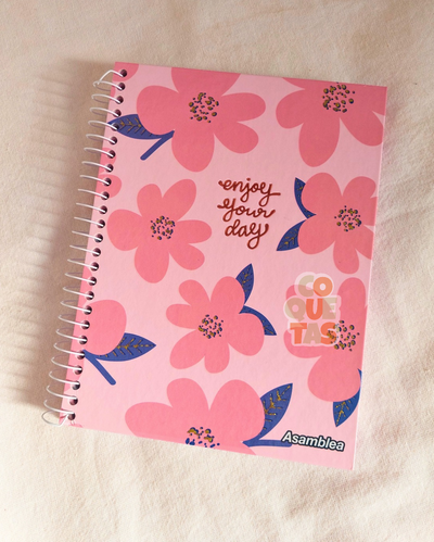 CUADERNO A5 ROSA