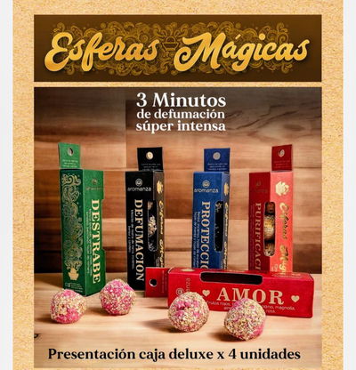 Esferas para sahumar Aromanza