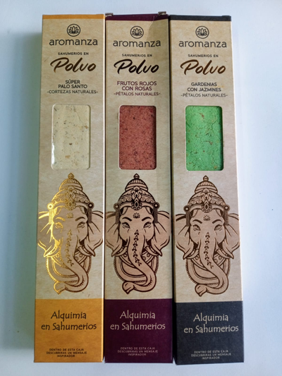 Sahumerios línea en polvo