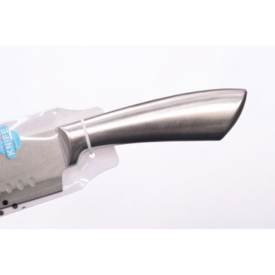 Cuchillo Ancho Mango Metalico 33cm