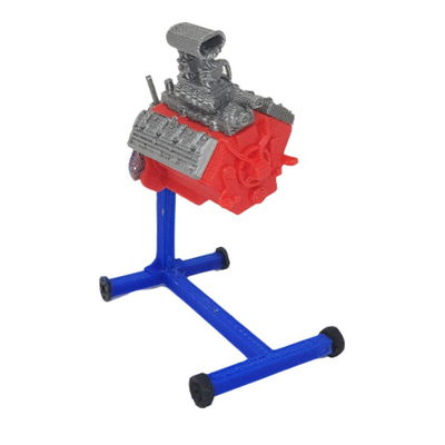 Motor en soporte