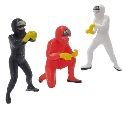 Stock disponible de Pit stop x3 Escala 1/24