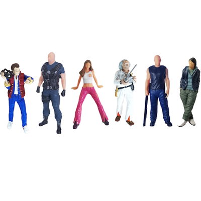 K74 - Pack 6 FIGURAS  en Escala 1:64 en RESINA