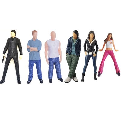 K82 - Pack 6 FIGURAS  en Escala 1:64 en RESINA
