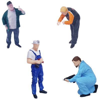K86 - Pack 4 FIGURAS en Escala 1:64 en RESINA