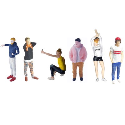 K67 - Pack 6 FIGURAS  en Escala 1:64 en RESINA