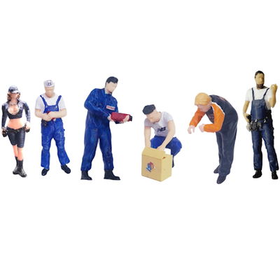 K75 - Pack 6 FIGURAS  en Escala 1:64 en RESINA