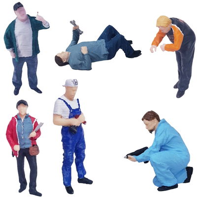 K84 - Pack 6 FIGURAS  en Escala 1:64 en RESINA