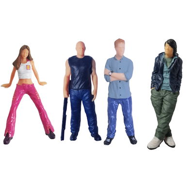 K62 - Pack 4 FIGURAS en Escala 1:64 en RESINA