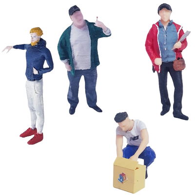K94 - Pack 4 FIGURAS en Escala 1:64 en RESINA