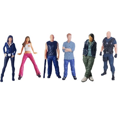 K60 - Pack 6 FIGURAS  en Escala 1:64 en RESINA