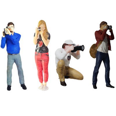 K70 - Pack 4 FIGURAS en Escala 1:64 en RESINA