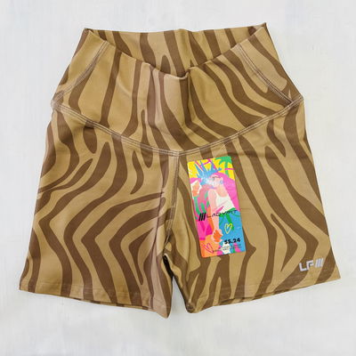 Short ZEBRA MARRON