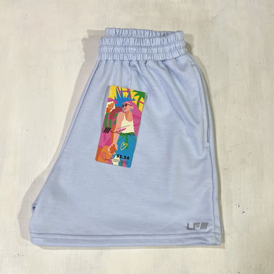 Short COTTON CELESTE