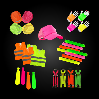 Combo Flúo 50 Personas - 150 artículos