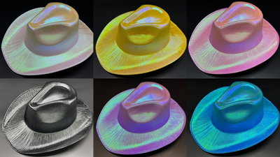 Sombrero Vaquero Iridiscente