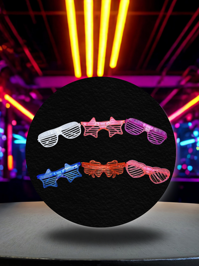 Anteojos Led Formas- 12 unidades Surtidas