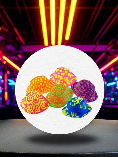 Gorros Bombin Plastico Estampados (12 Unidades)