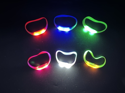 Pulsera de Goma Led - 12 unidades