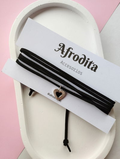 Choker mini corazon