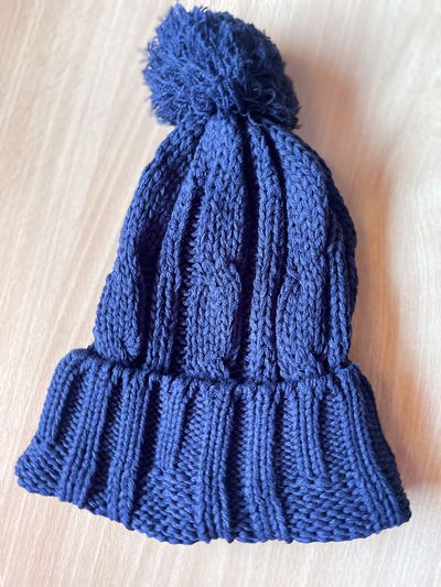 Gorros pompón Azul