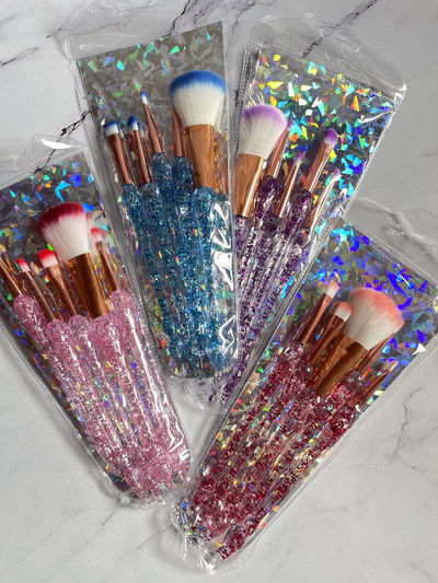 Set de 5 brochas cristal