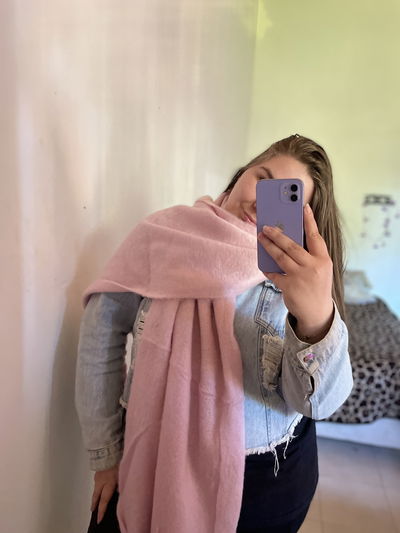 Bufandon Nube Rosa 