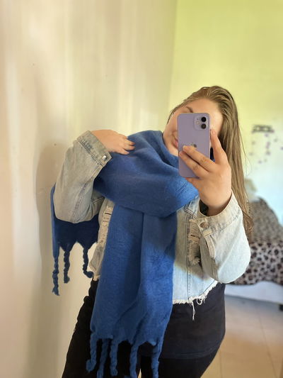 Bufandon Nube Azul