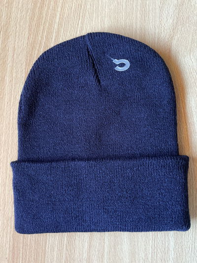 Gorro de lana azul oscuro