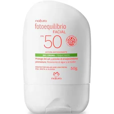 Loción protectora facial FPS 50 