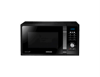 Microondas con Grill Negro de Interior Cerámico 23L Samsung