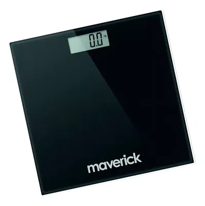 Balanza Digital Simple Maverick Bpd03 Hasta 180kg Color Negro