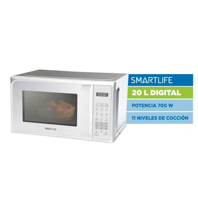 Horno Microondas Smartlife Digital SL-MWO20MDW Blanco 20L