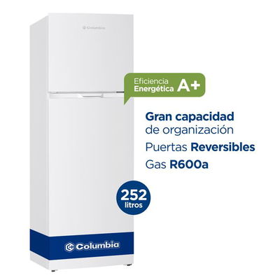 Heladera con Freezer A+ 257 L de capacidad- Color Blanco CHD25/9