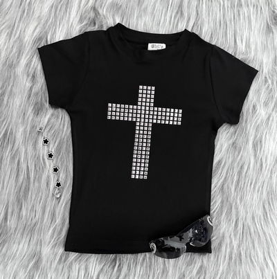 Baby tee Duh Strass (por pedido)