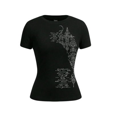 Baby tee Never (por pedido)