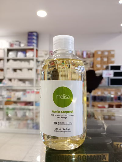 BIOBELLUS - ACEITE PARA MASAJES MELISA ESENCIAL 250ML