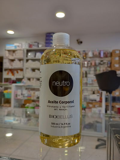 BIOBELLUS - ACEITE PARA MASAJES NEUTRO 500ML