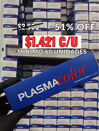 60 UNIDADES DE TINTURA PLASMA 60GR