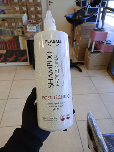 PLASMA SHAMPOO POST TECNICO CON ACEITE DE ARGAN 1000ML