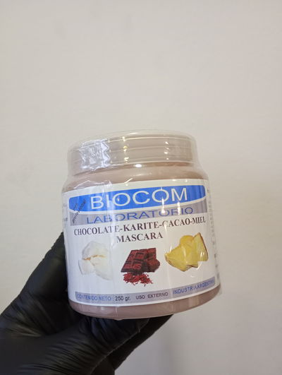 BIOCOM Mascara de Chocolate, Karite, Cacao y Miel   250 gr. 