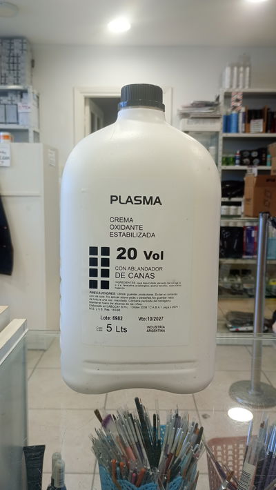 PLASMA CREMA OXIDANTE ESTABILIZADA 20VOL 5L 