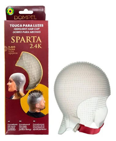 Dompel Gorro Sparta 2.4k Mechas Reflejos + Aguja Pelo