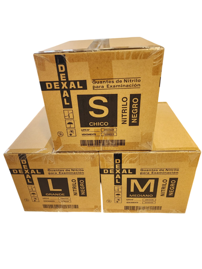 GUANTES NITRILO DEXAL 3 BULTOS