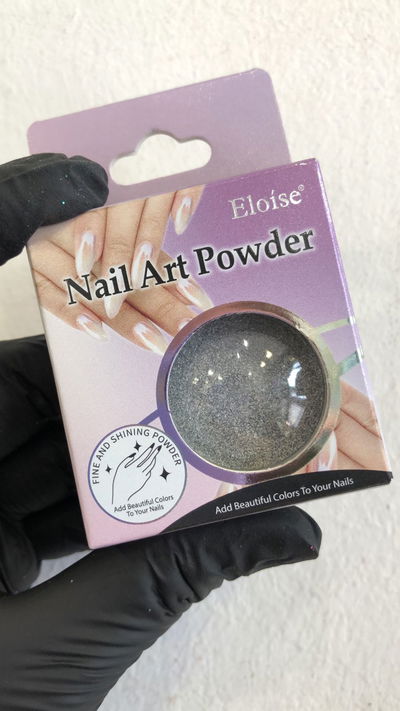 POLVO ESPEJO PLATEADO Y DORADO