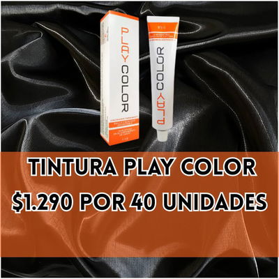 40 TINTURAS DE PLAY COLOR 60GR