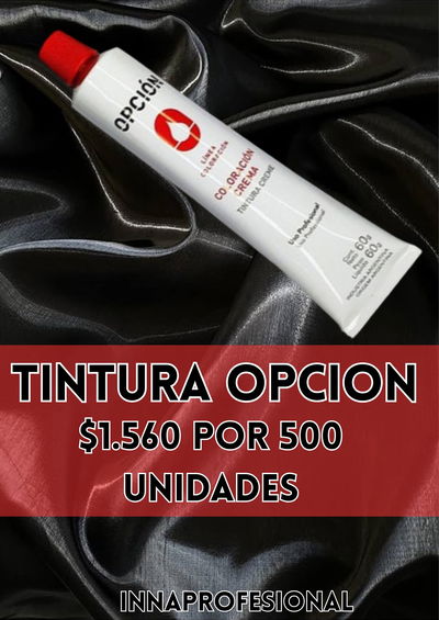 TINTURA OPCION X 500 UNIDADES