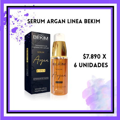 SERUM ARGAN BEKIM POR 6 UNIDADES