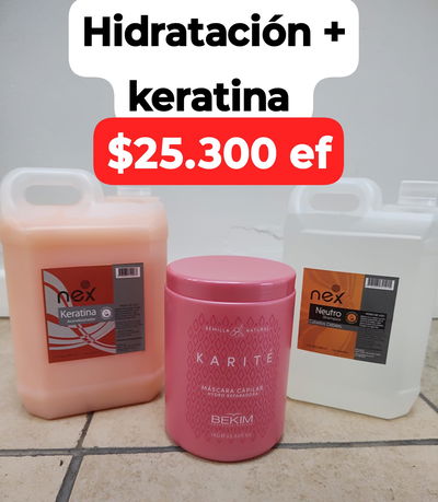 combo keratina y karite