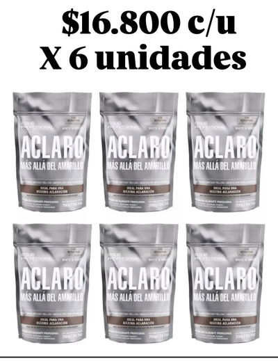 Promoción decolorante Issue white x 6u